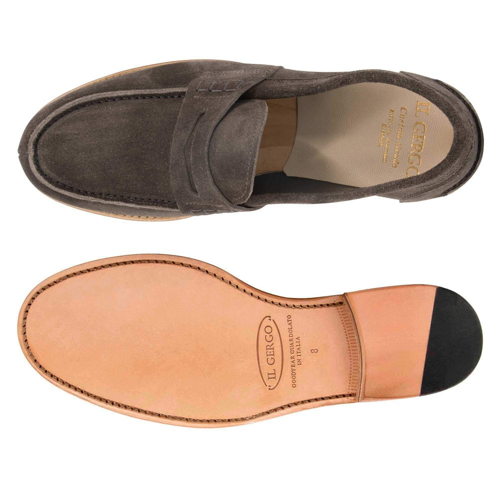 Il Gergo Liam Mocassin Suede Coffee