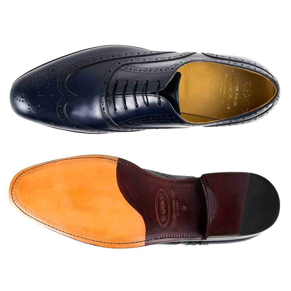 Il Gergo Luton Wingtip Polished Blue