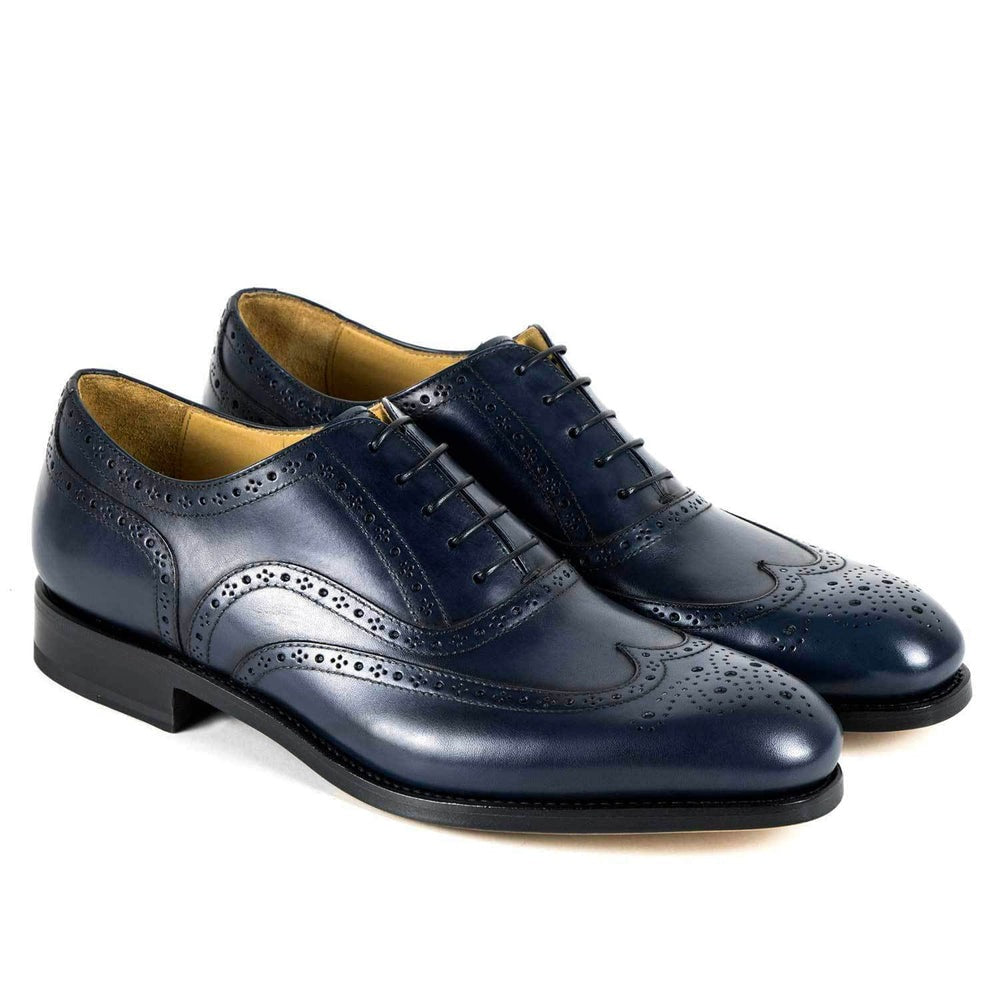 Il Gergo Luton Wingtip Polished Blue