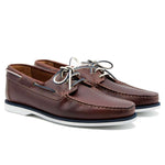 Il Gergo Nathan Boat Shoes Idro Burgundy