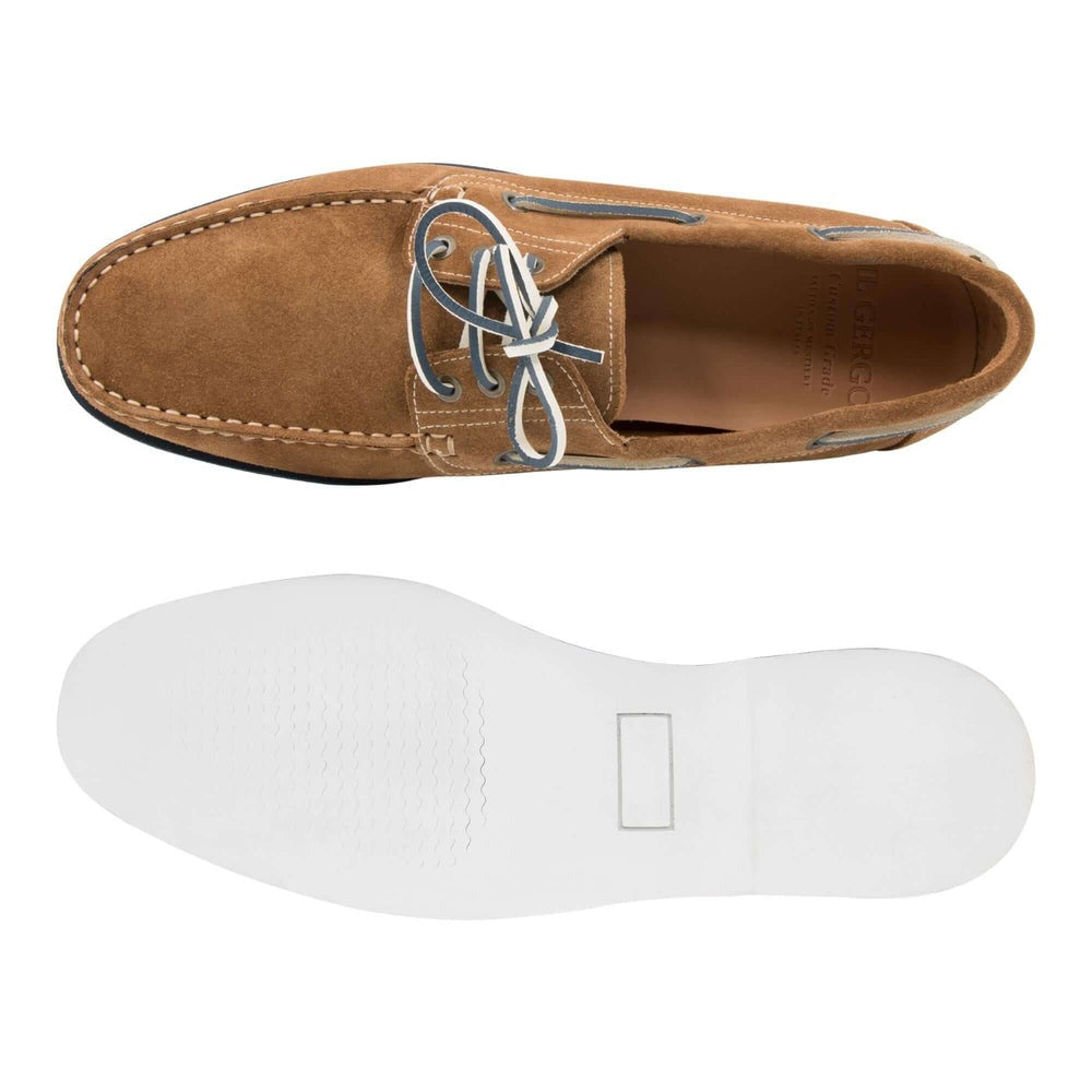 Il Gergo Nathan Boat Shoes Reversed Sand