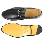 Il Gergo Nuccio Horsebit Loafers Polished Black