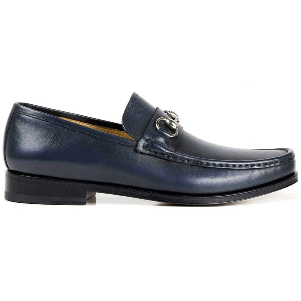 Il Gergo Nuccio Horsebit Loafers Polished Blue