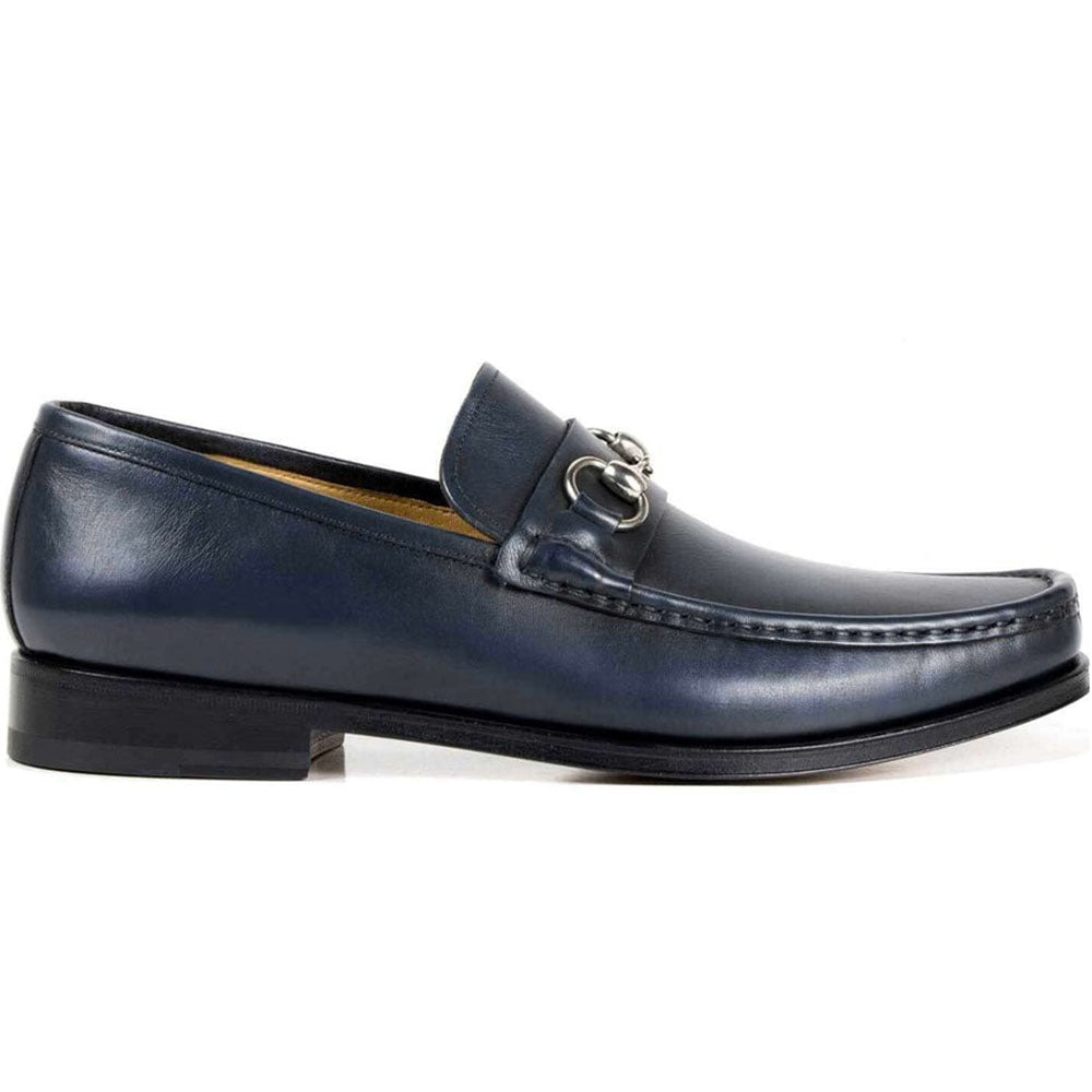 Il Gergo Nunzio Horsebit Loafers Polished Blue