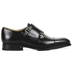 Il Gergo Officer Double Monkstrap Polished Black