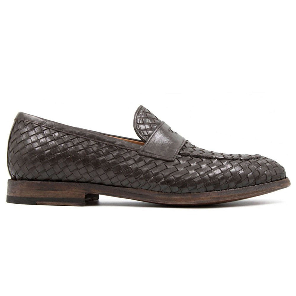 Il Gergo Pierre Braided Moccasin Bufalo Rinde