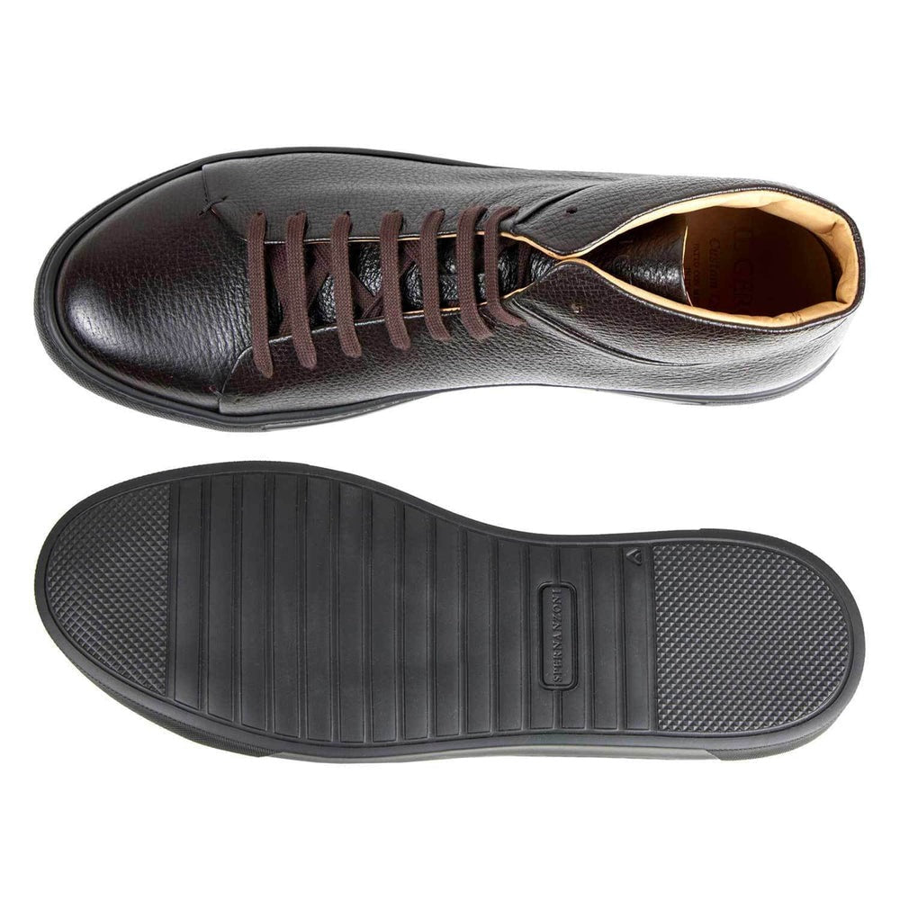 Il Gergo Rodio Hi-Top Sneakers Grain Coffee