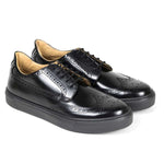 Il Gergo Sergeant Wingtip Sneakers Book Black