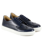 Il Gergo Sergeant Wingtip Sneakers Polished Blue