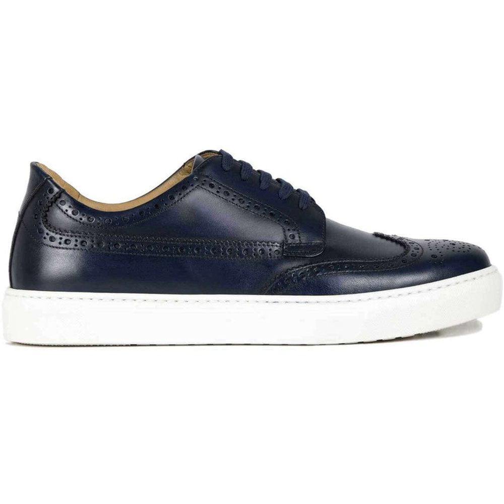 Il Gergo Sergeant Wingtip Sneakers Polished Blue