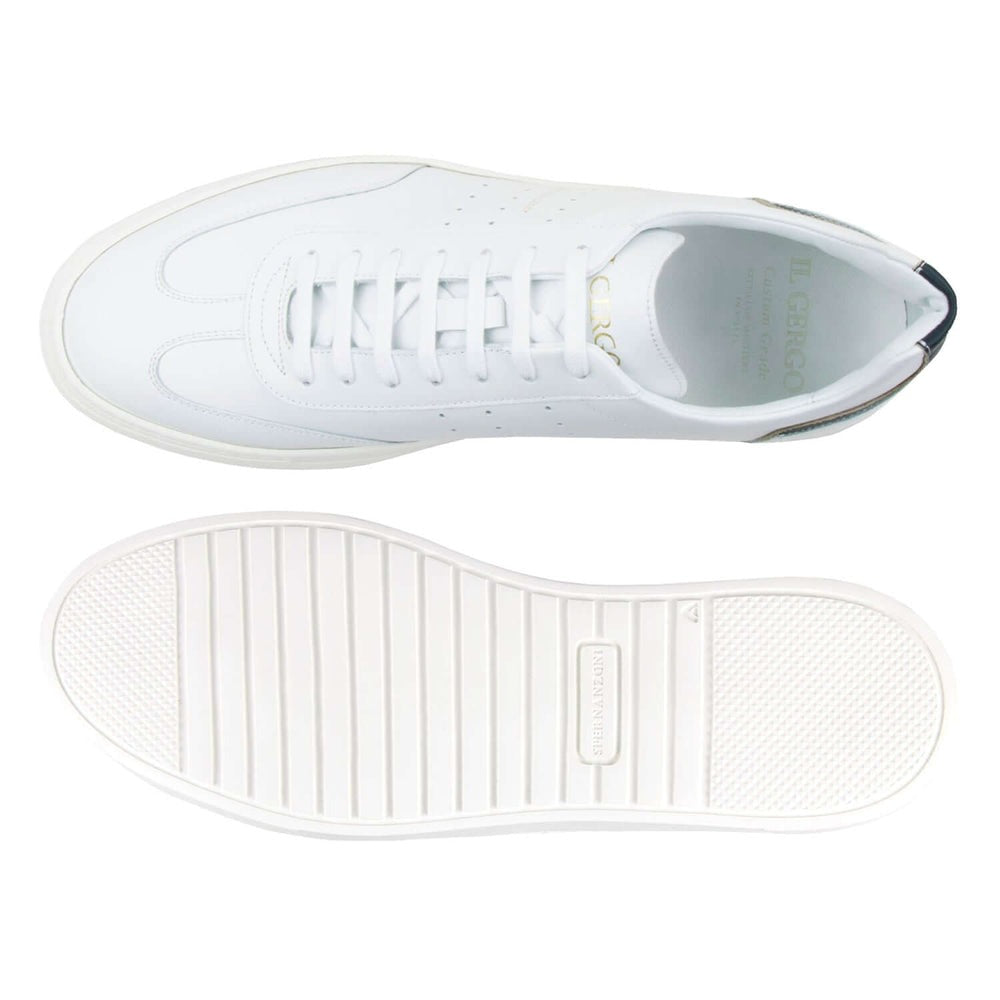 Il Gergo Shapo Sneakers Calfskin / Deco White / Blue