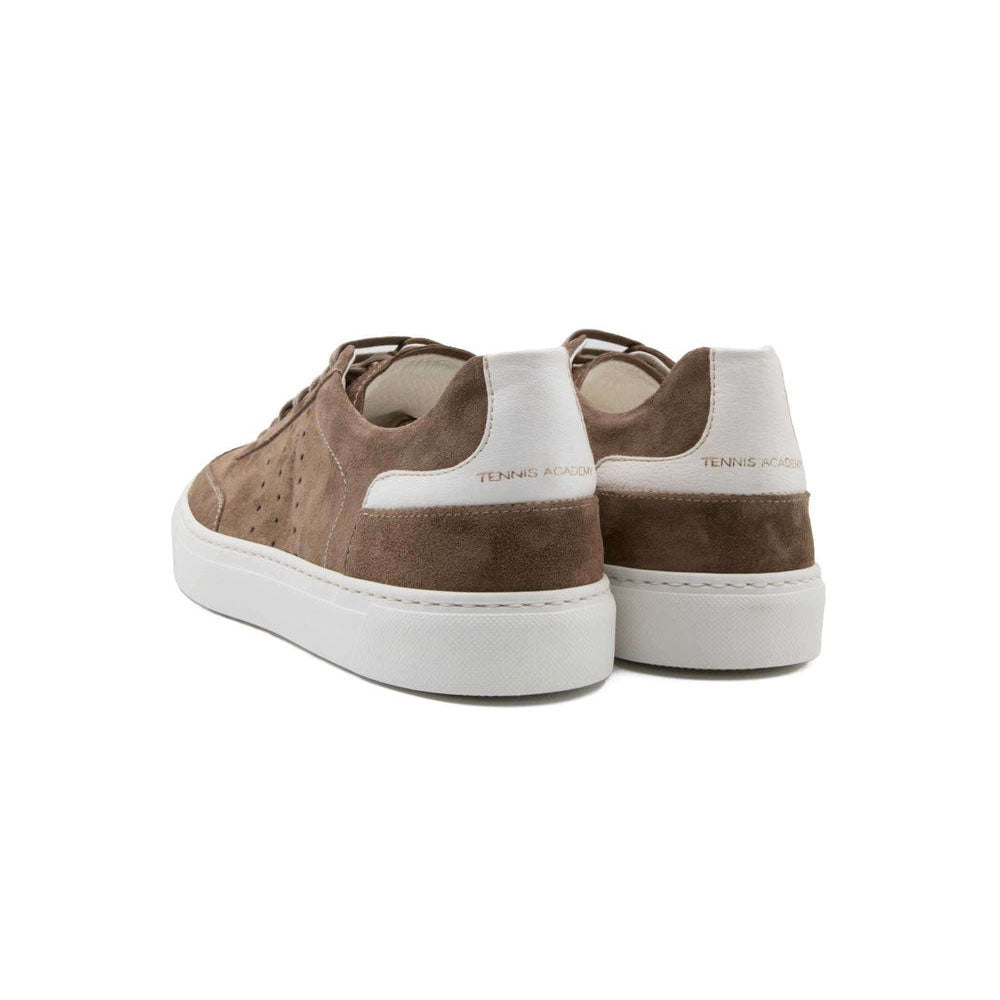 Il Gergo Shapo Sneakers Suede Tabacco Panna
