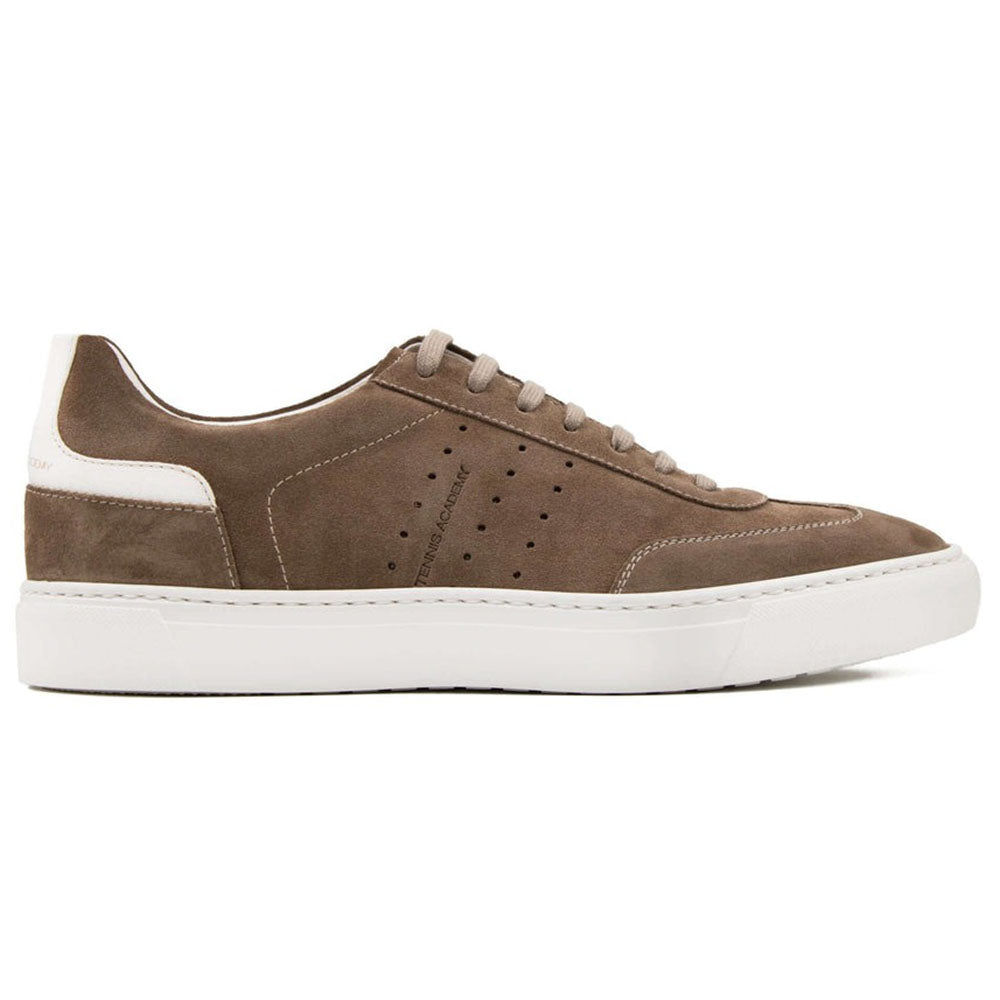 Il Gergo Shapo Sneakers Suede Tabacco Panna