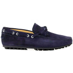 Il Gergo Shuma Driver Moccasin Suede Blue