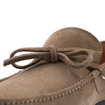 Il Gergo Shuma Driver Moccasin Suede Tabacco