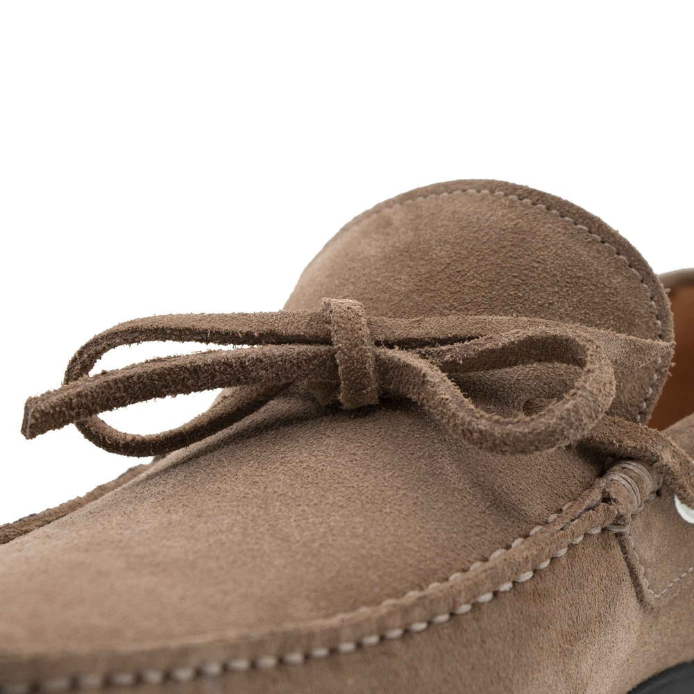 Il Gergo Shuma Driver Moccasin Suede Tabacco