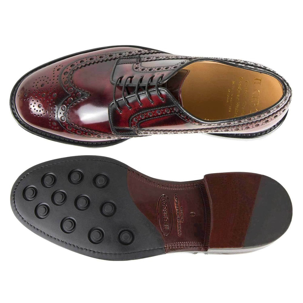 Il Gergo Supervisor Wingtip Brogues Book Burgundy
