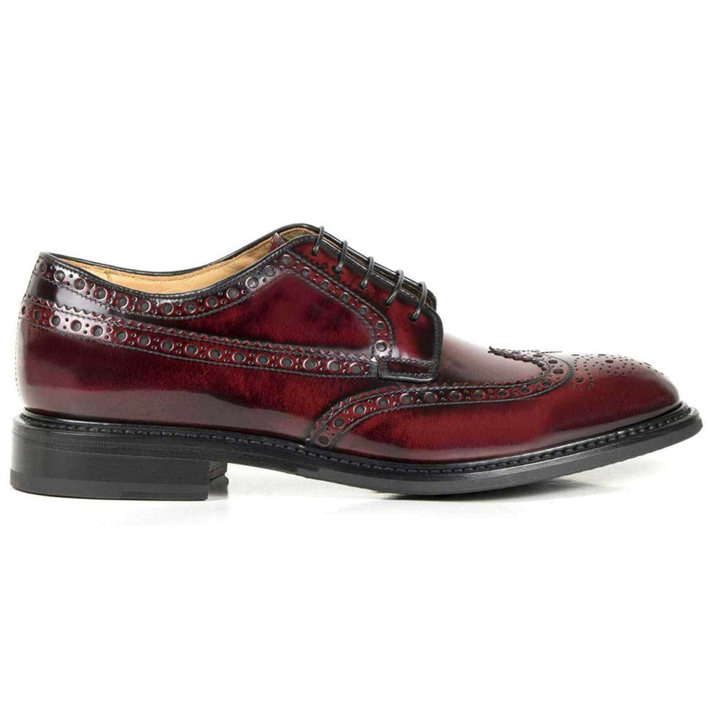 Il Gergo Supervisor Wingtip Brogues Book Burgundy | MensDesignerShoe.com