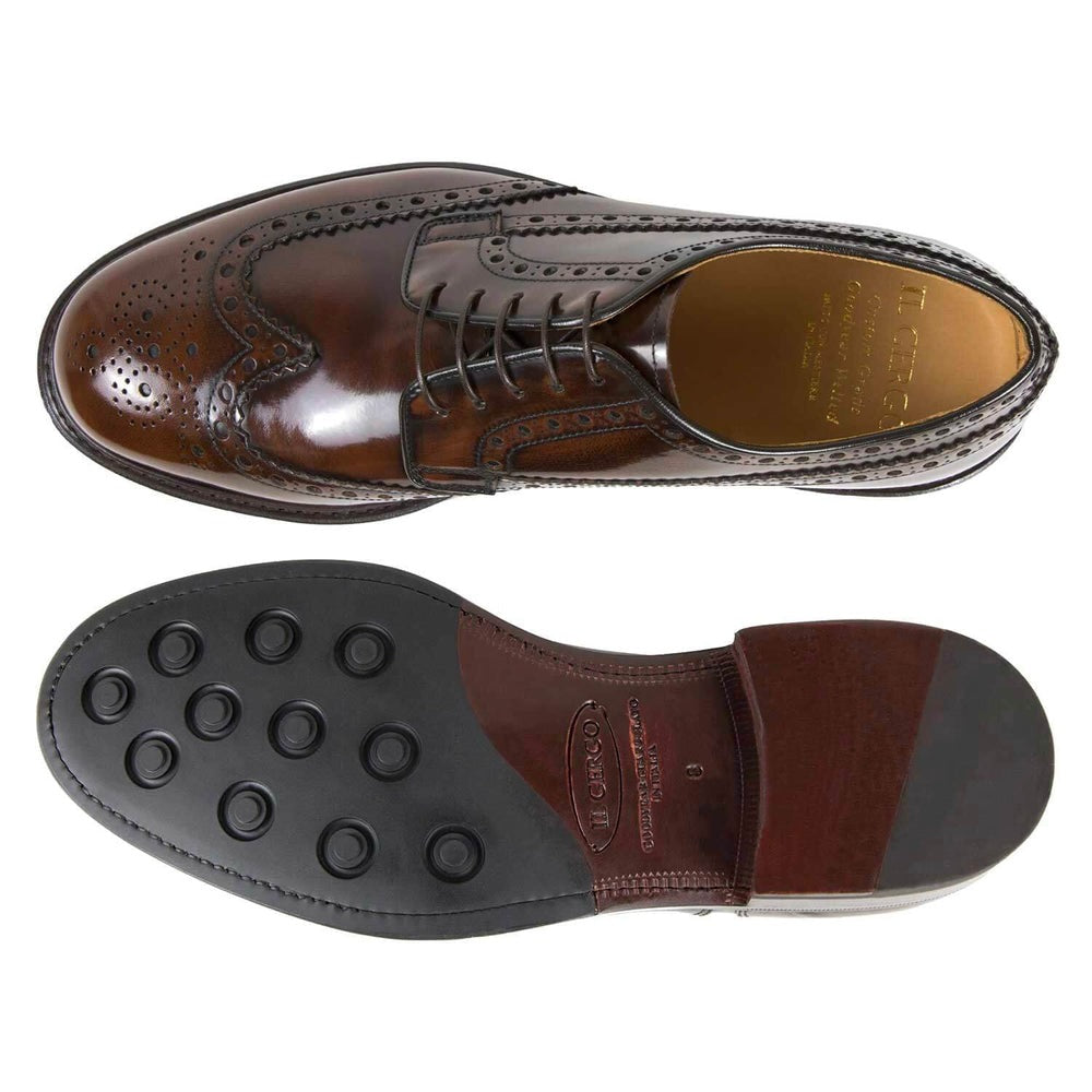 Il Gergo Supervisor Wingtip Brogues Book Dark Brown