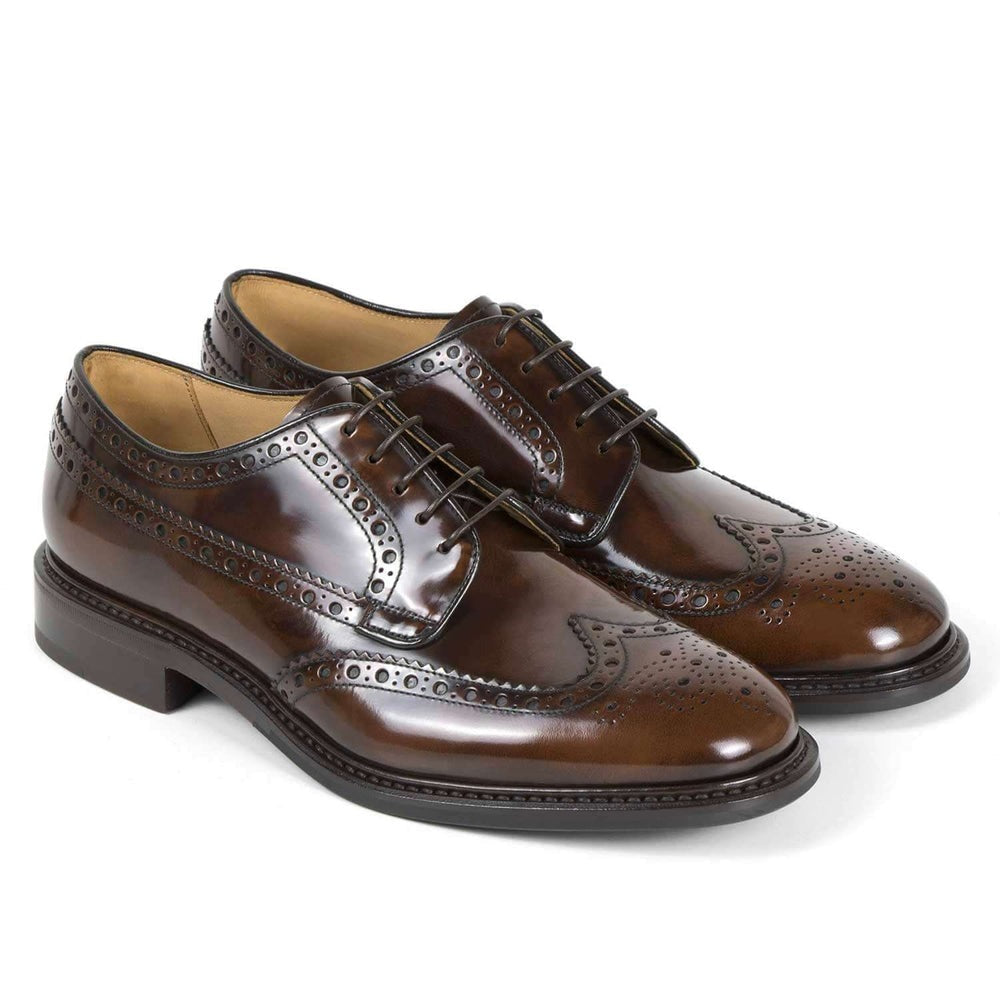 Il Gergo Supervisor Wingtip Brogues Book Dark Brown