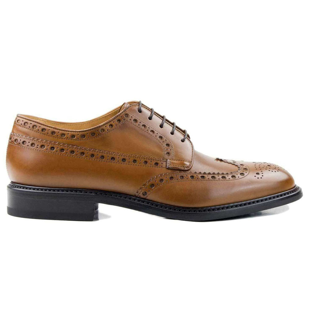 Il Gergo Supervisor Wingtip Brogues Brushed Ambra