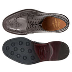 Il Gergo Supervisor Wingtip Brogues Shiny Coffee