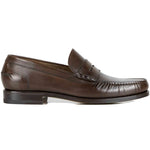 Il Gergo Tazzio Penny Loafers Brushed Dark Brown