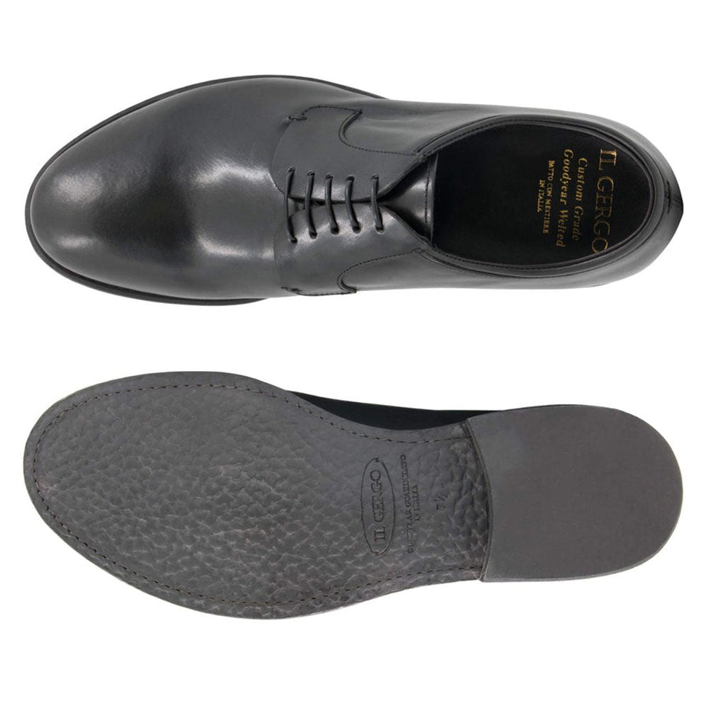 Il Gergo Vasco Lace-up Derby Brushed Black