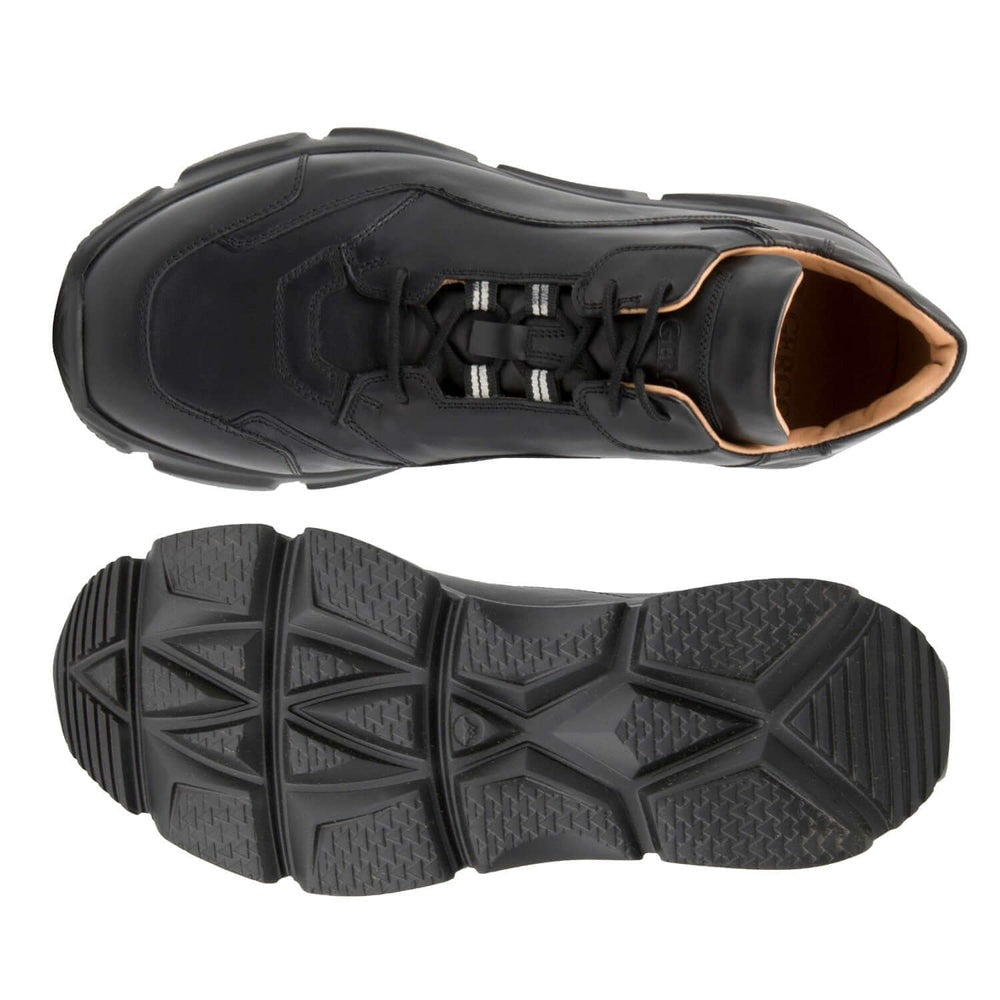 Il Gergo Zero Hi-Top Sneakers Calfskin Black