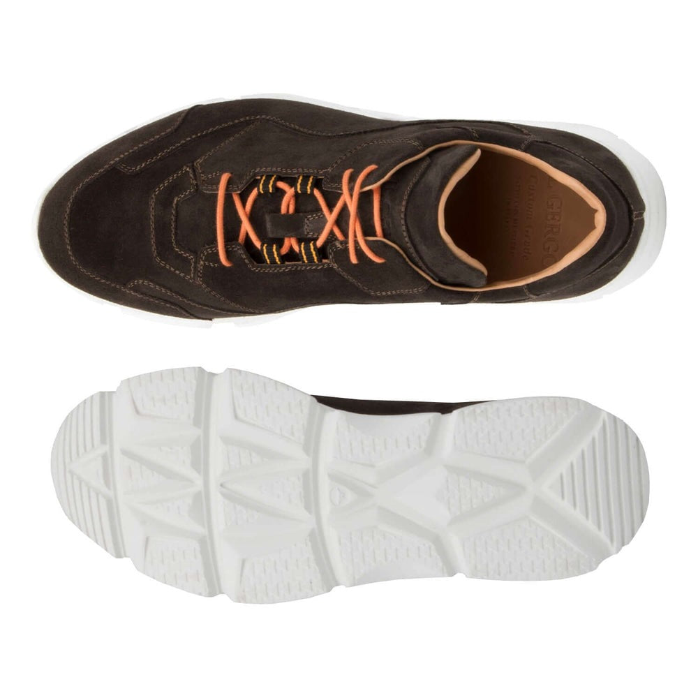 Il Gergo Zero Hi-Top Sneakers Suede Coffee