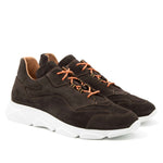 Il Gergo Zero Hi-Top Sneakers Suede Coffee