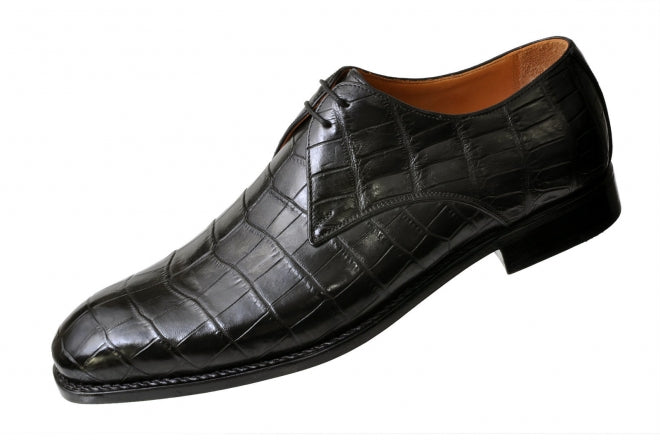 Ildiko Gal Marseilles Crocodile Derby Shoes