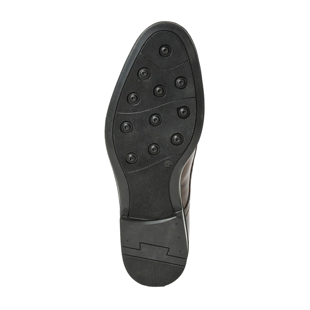 Aquatalia Sandro Calfskin Leather Derby Dark Brown