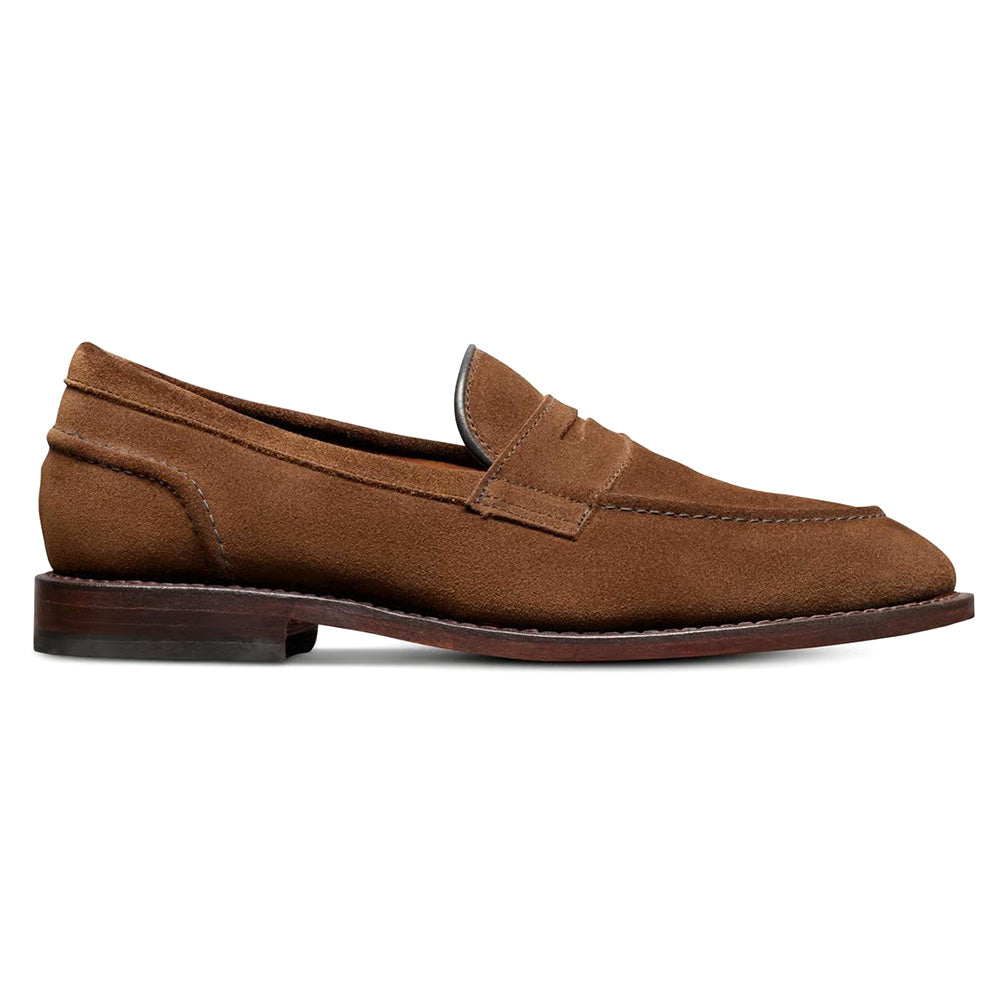 Allen Edmonds Randolph 2.0 Suede Penny Loafer Sap Brown (10155)