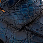 View product image 6: Harris Firenze 1913 Hand-Painted Genuine Alligator Moccasin Blue