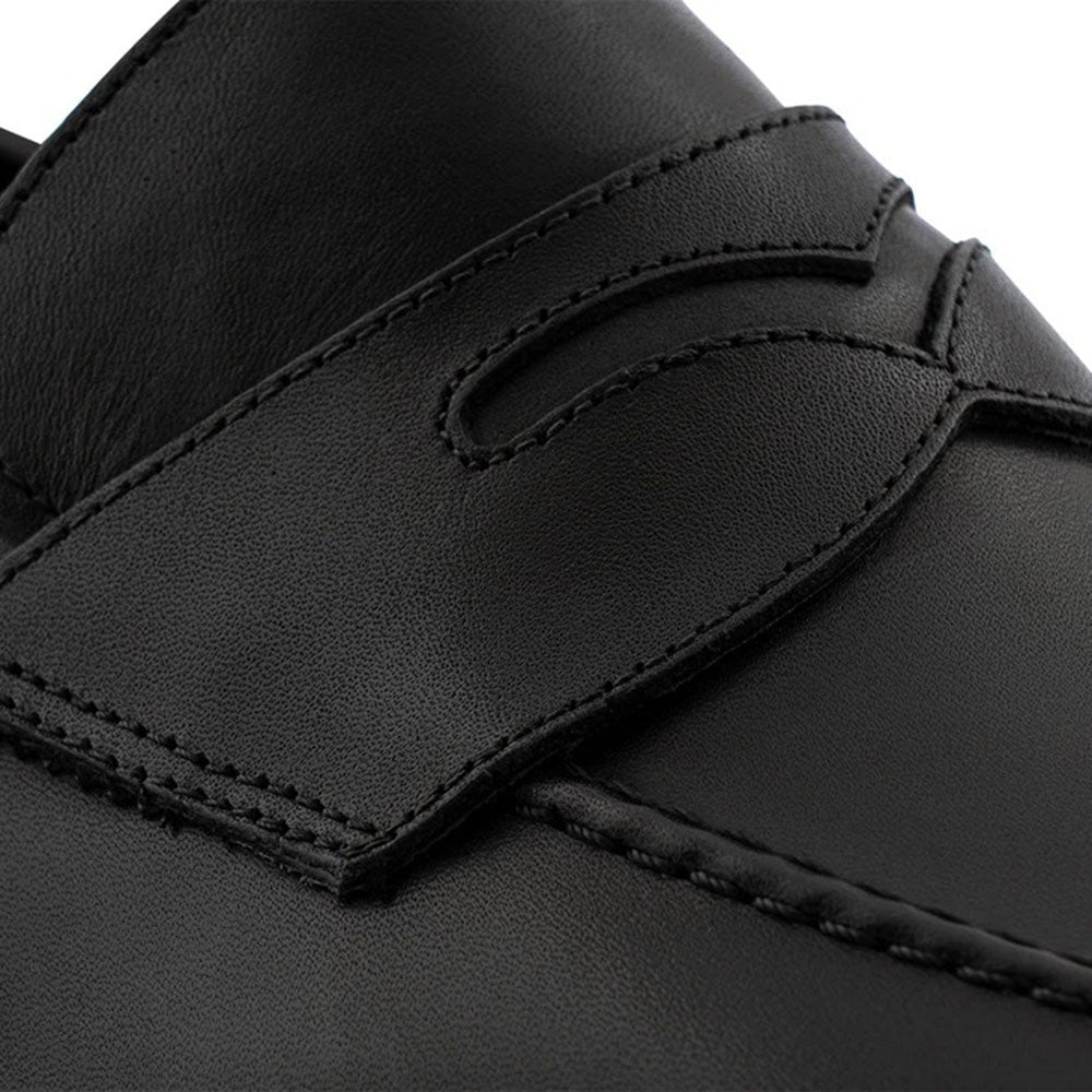 Harris Firenze 1913 Full Grain Leather Moccasin Black