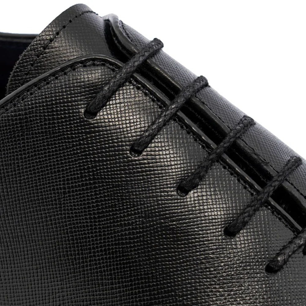 Harris Firenze 1913 Francesina Saffiano Print Calfskin Oxford Black