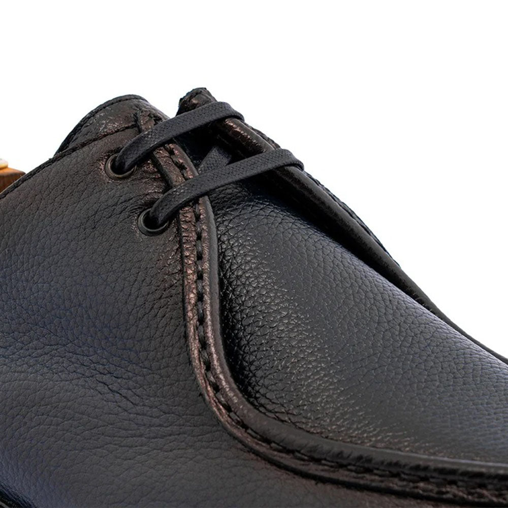 Harris Firenze 1913 Asiago Moose Effect Leather Derby Blue