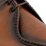 View product image 6: Harris Firenze 1913 Asiago Moose Effect Leather Derby Brown