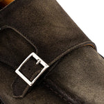 View product image 6: Harris Firenze 1913 Goya Suede Double Cap Toe Monk Strap Green