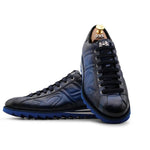 View product image 6: Harris Firenze 1913 Hand-Painted Leather Sneakers Blue
