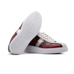 View product image 6: Harris Firenze 1913 Genuine Python & Stamped Leather Sneakers Red / White
