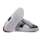 View product image 6: Harris Firenze 1913 Genuine Python & Soft Leather Sneakers Blue / White