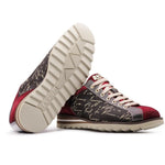 View product image 6: Harris Firenze 1913 Signature Suede Sneakers Red / Black