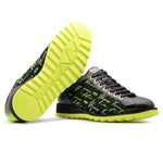 View product image 6: Harris Firenze 1913 Genuine Python & Signature Suede Sneakers Black / Green