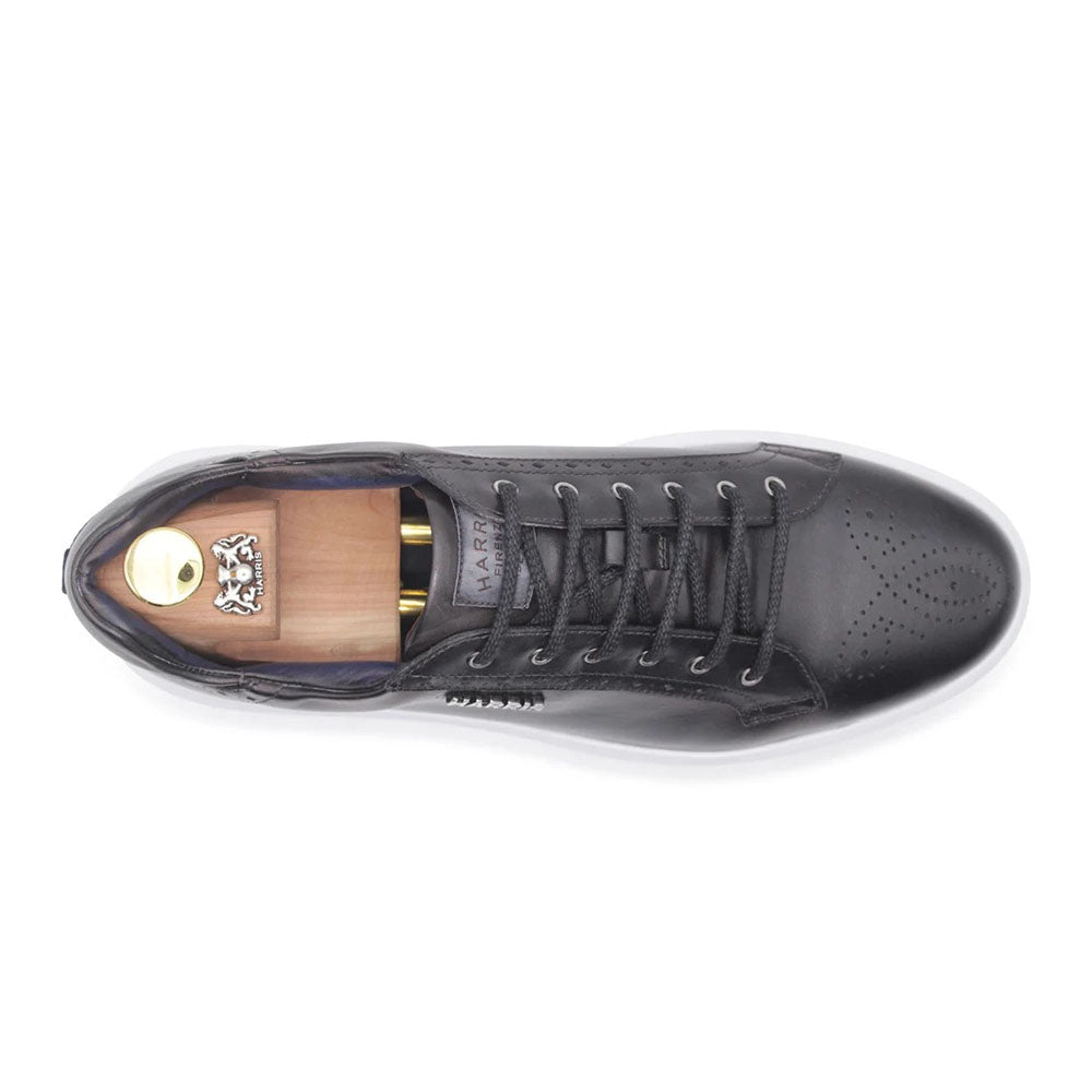 Harris Firenze 1913 London Leather Sneaker Grey & Black