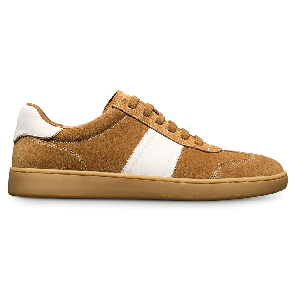 Allen Edmonds Ludlow Leather & Suede Slip-on Stretch-lace Sneaker Fawn Tan (9076)