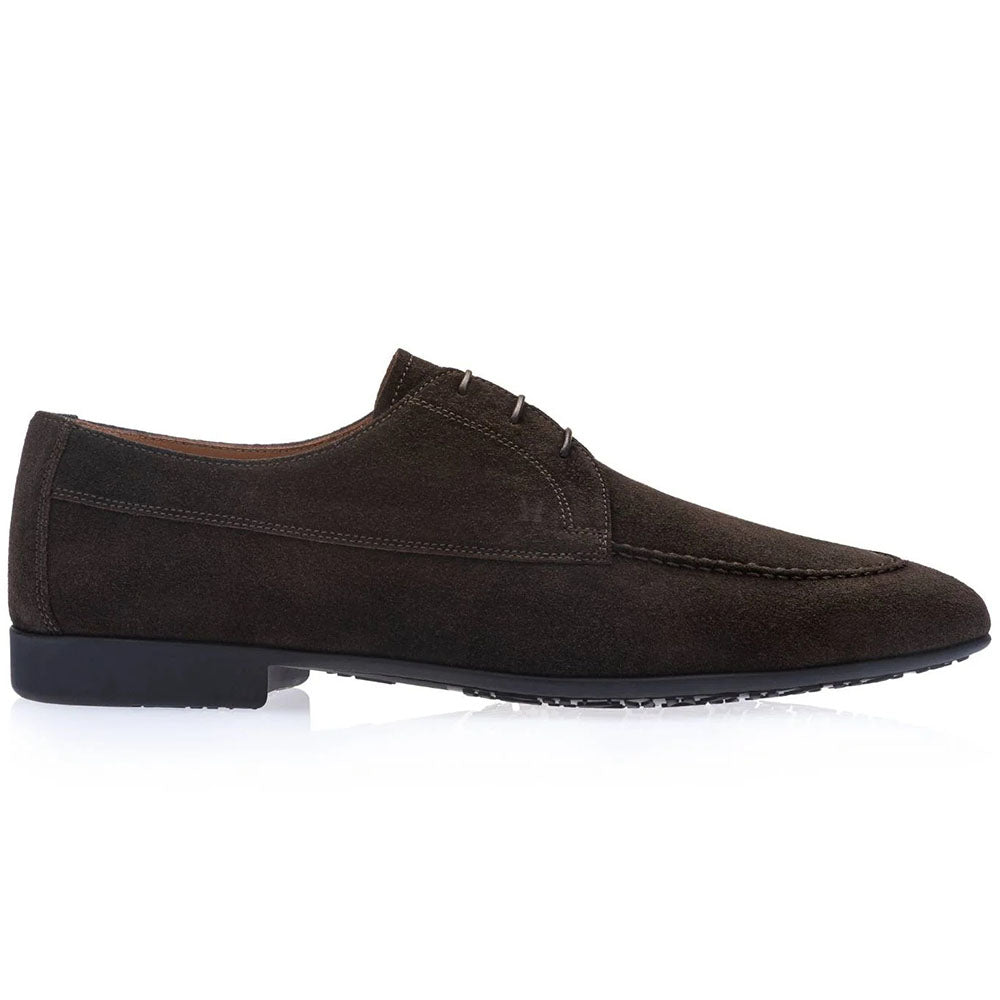 Moreschi Ronda Suede Derby Dark Brown