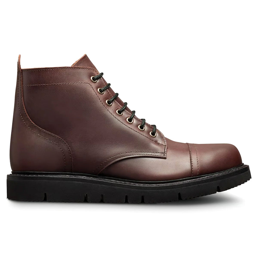 Allen Edmonds Park City Leather Lace-up Weatherproof Boot Dark Brown (10219)