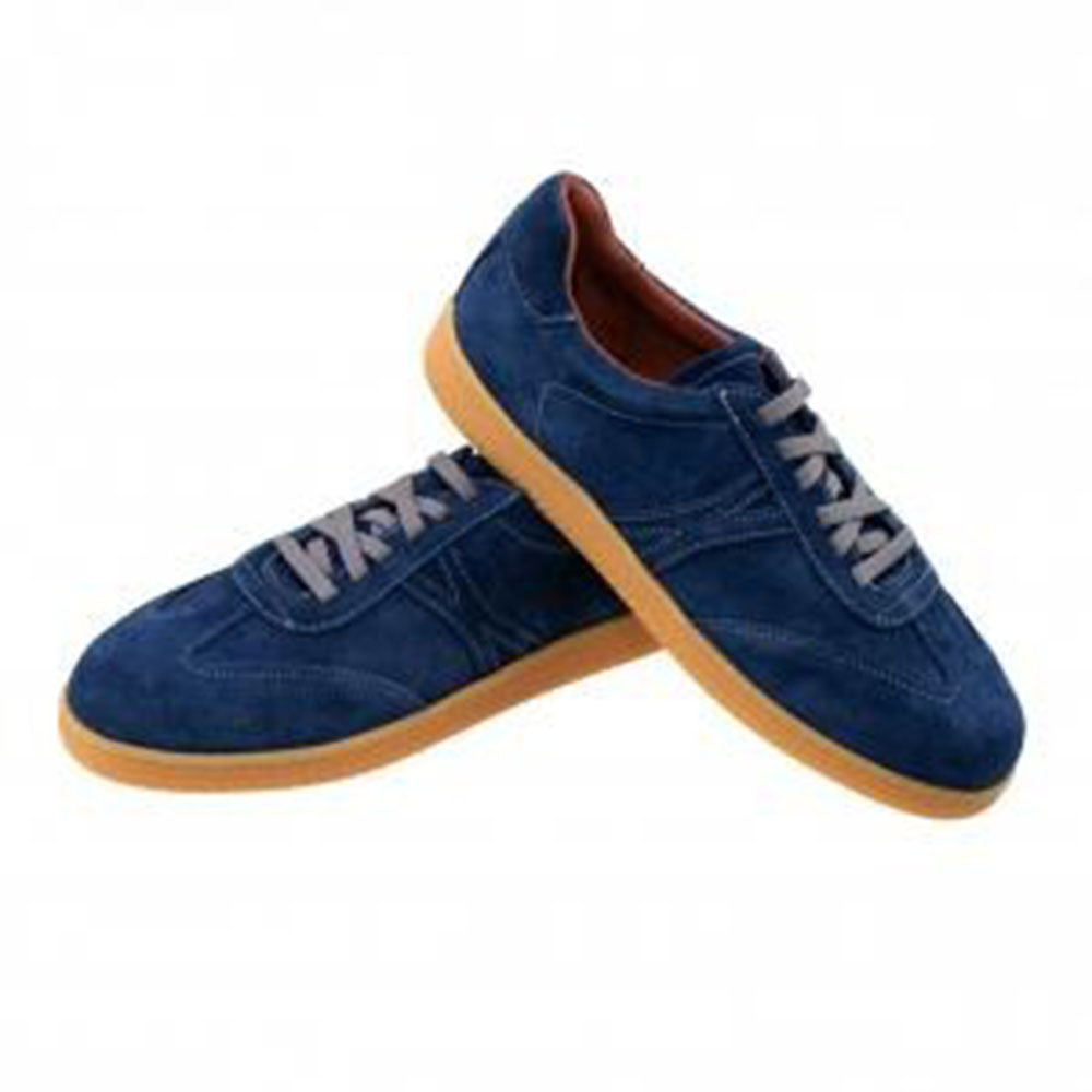 TB Phelps Brooklyn Natural Suede Sneaker Blue